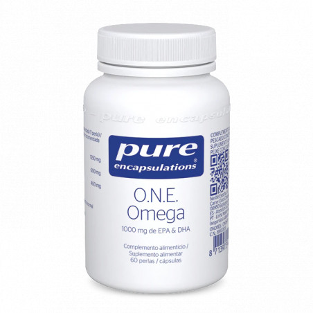 Comprar ONE OMEGA 60 PERLAS PURE ENCAPSULATIONS online - Farmacia Coliseum