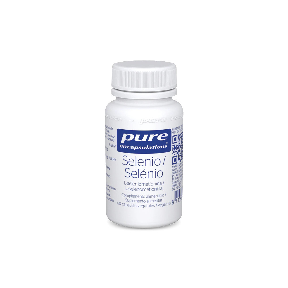 Comprar SELENIO 60 CAP PURE ENCAPSULATIONS online - Farmacia Coliseum