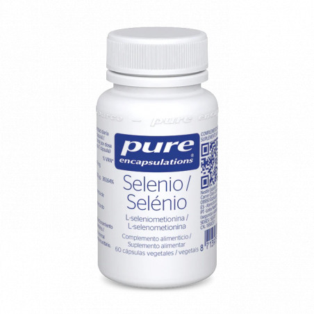 Comprar SELENIO 60 CAP PURE ENCAPSULATIONS online - Farmacia Coliseum