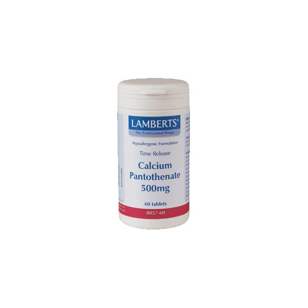 Comprar online CALCIO PANTOTENATO 500 MG 60 COMP LAMBERTS - Coliseum