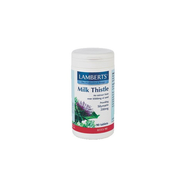 Comprar online CARDO MARIANO 8500 MG (MILK THISTLE) 90 TAB LAMBERTS