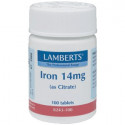 Comprar online HIERRO CITRATO 14 MG 100 COMP LAMBERTS. - Coliseum
